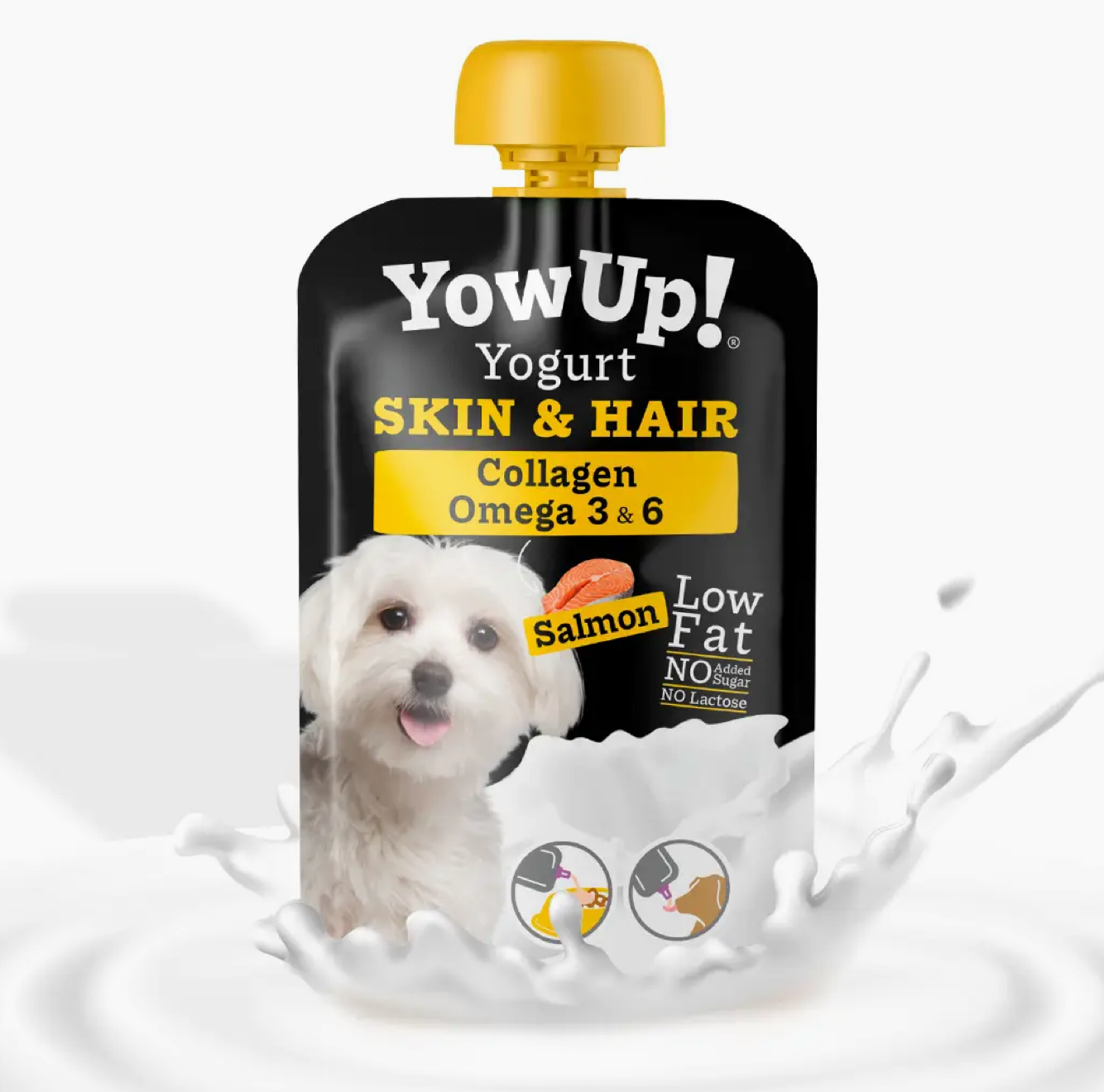 YowUp! Yogurt Chiens Saumon - Poils & Peau