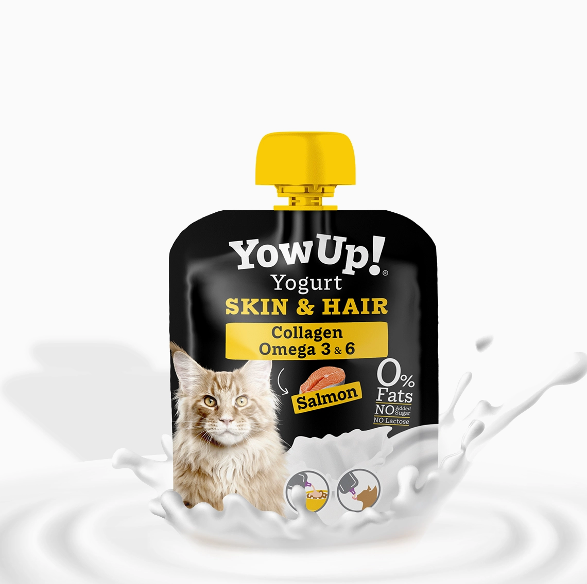 YowUp! Yogurt Chat Saumon - Poils & Peau