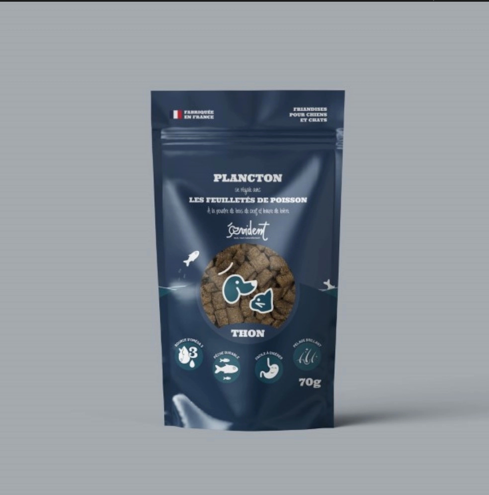 PLANCTON - Friandises feuilletées de poisson chiens/chats
