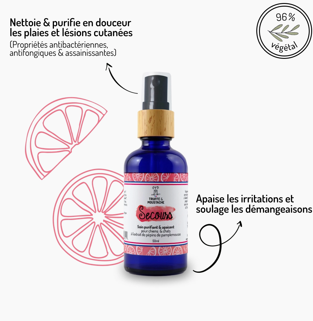 secours - Soin purifiant et anti-démangeaisons