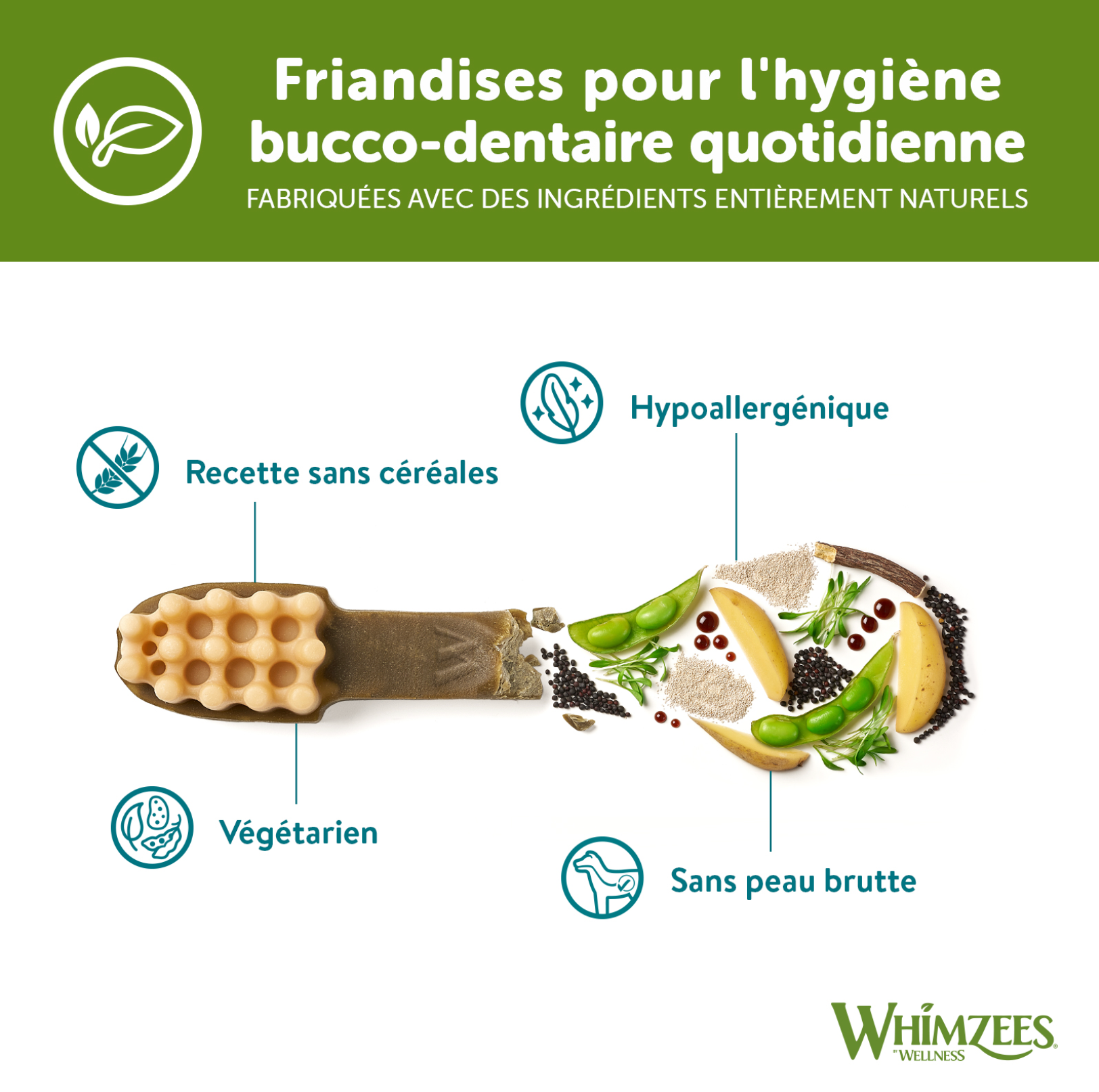 Whimzees - Friandises dentaires - Unité