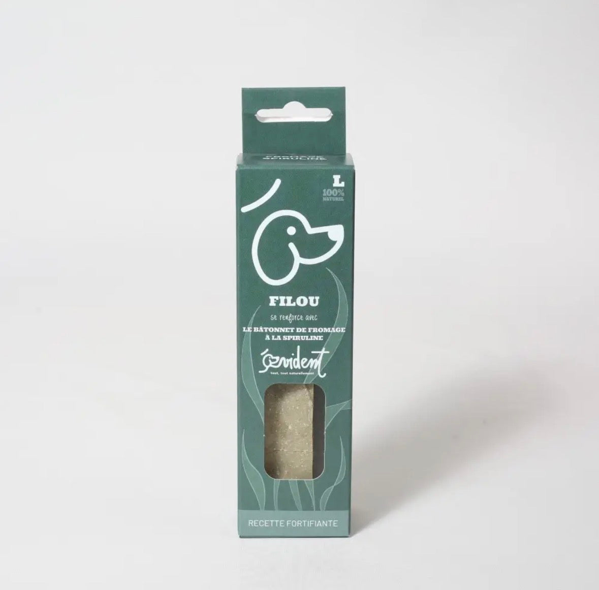 FILOU - Bâtonnets de fromage à mâcher à la Spiruline