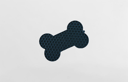 Tapis de Lèche en Forme d’Os
